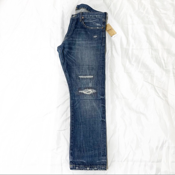 POLO RALPH LAUREN THE VARICK SLIM STRAIGHT JEANS - Picture 3 of 8